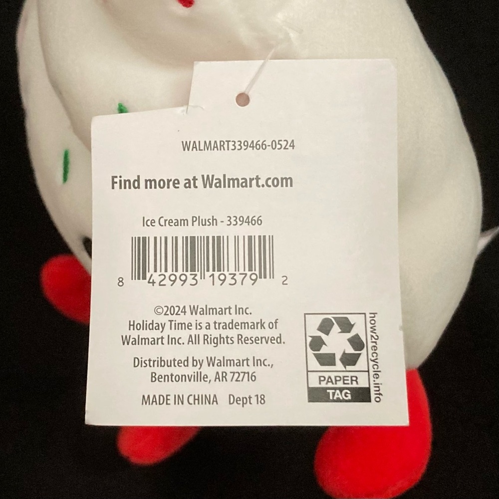 ⭐️ Holiday Time Christmas Ice Cream Foodie Plush - Picture 8 of 12